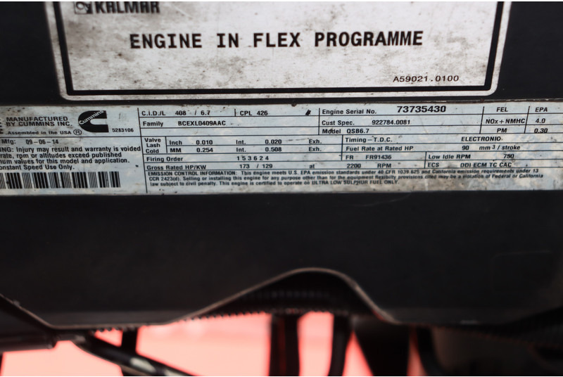 Chariot élévateur diesel Kalmar DCG160-12