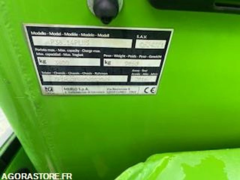 Chariot télescopique Téléscopique Merlo 38.14+ avec nacelle