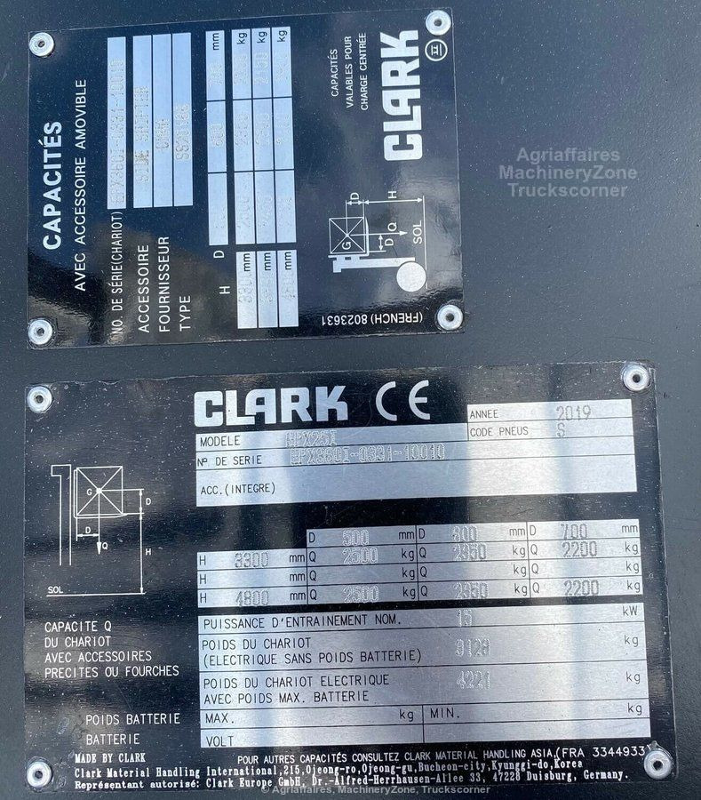 Clark EPX 25 I en leasing Clark EPX 25 I: photos 8