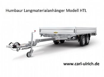 Camion grumier Humbaur - Langmaterialanhänger HTL354121 mit Rohrzugdeichsel