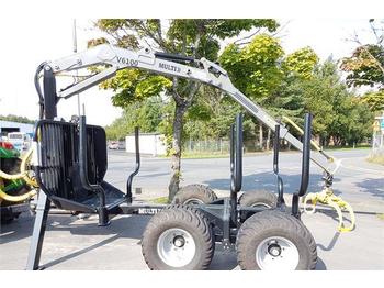 Camion grumier Multiforest MF105 +MFV6100 VIKKRAN