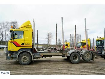 Camion grumier SCANIA R620 6x2 Timber Truck