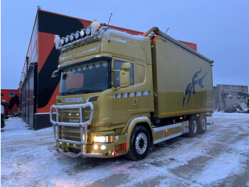 Scania R 580 6x2 BOX L=6791 mm - camion grumier