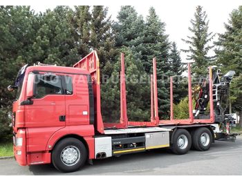 Remorque forestière, Camion MAN TGX 33.680 + 6x4 + EURO 5 + KRAN Josered +++: photos 1