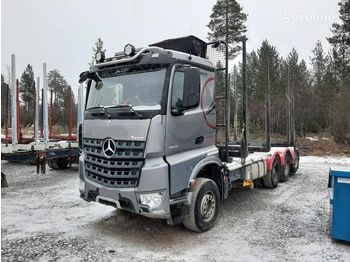 Remorque forestière, Camion MERCEDES-BENZ 3263 8x4, big axles, no crane: photos 1