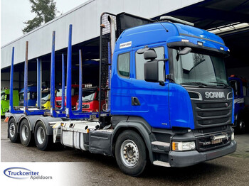 Remorque forestière Scania R730 V8 8x4 Big axles, Retarder, PTO, Highline: photos 1