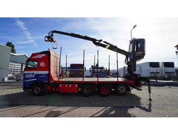Remorque forestière Volvo FH500 8X4/4 TIMBER TRANSPORT WITH JONSERED 1080 79R CRANE: photos 1