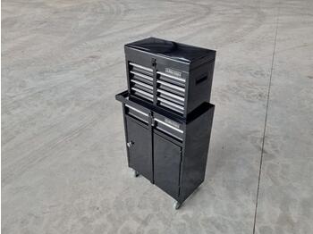 Équipement de garage Unused US Pro Tools Rolling Toolbox with Top 4 Drawer Cabinet (Black): photos 1