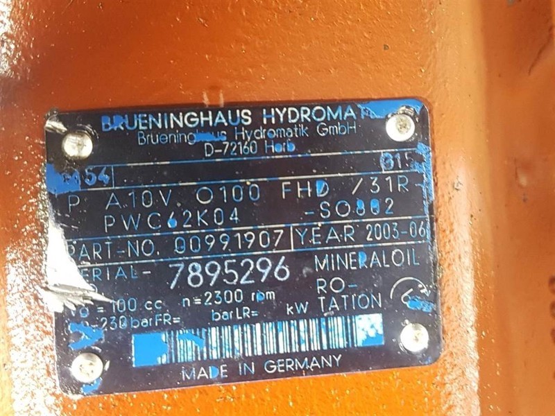 Hydraulique Brueninghaus Hydromatik P A10VO100FHD/31R-R910991907-Load sensing pump: photos 5