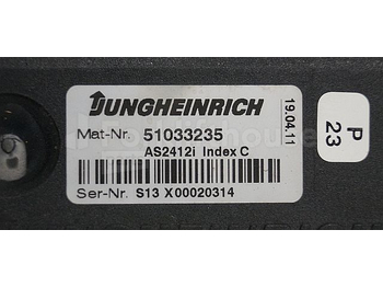Bloc de gestion pour Matériel de manutention Jungheinrich 51033235 Rij regeling Drive controller AS2412i index C for ECE225XL year 2011 sn. S13X00020314: photos 2