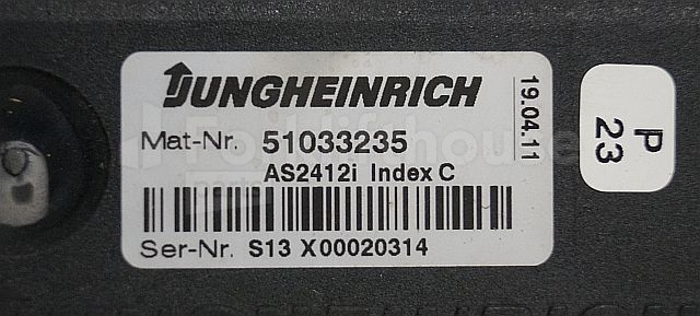 Bloc de gestion pour Matériel de manutention Jungheinrich 51033235 Rij regeling Drive controller AS2412i index C for ECE225XL year 2011 sn. S13X00020314: photos 2