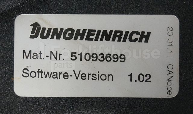 Bloc de gestion pour Matériel de manutention Jungheinrich 51037594 Rij/hef regeling Drive/lift controller AS2409 i k index B sw. 1,02 51093699 sn. S12X00028737: photos 3
