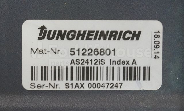 Bloc de gestion pour Matériel de manutention Jungheinrich 51226801 Rij/hef/stuur regeling  drive/lift/steering controller AS2412 i S index A sn S1AX00047247 for ECD220 year 2014: photos 2