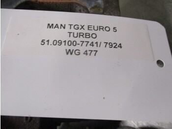 Turbocompresseur pour Camion MAN TGX 51.09100-7741 / 7924 TURBO EURO 5: photos 2