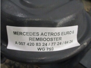 Cylindre de frein pour Camion Mercedes-Benz ACTROS A 007 420 83 24 / 77 24 / 64 24 REMBOOSTER VOORAS EURO 6: photos 2