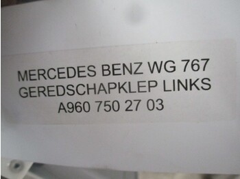 Cabine et intérieur pour Camion Mercedes-Benz ACTROS A 960 750 27 03 GEREEDSCHAPKLEP LINKS EURO 6: photos 2