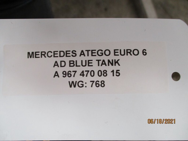 Réservoir de carburant pour Camion Mercedes-Benz ATEGO A 967 470 08 15 AD BLUE TANK: photos 3