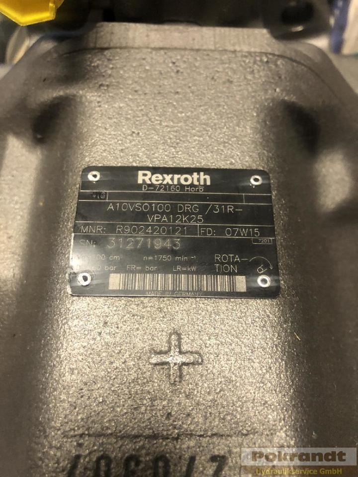 Pompe hydraulique Rexroth A10VSO100DRG 31R + A10VSO28DG 31R Bosch A10VSO100DRG 31 R VPA12K25 + A10VSO28DG 31R VPA12N00: photos 2
