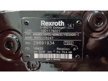 Hydraulique neuf Rexroth A4VG065ET5DP0T0/40DR - JLG 3006H - Drive pump: photos 4
