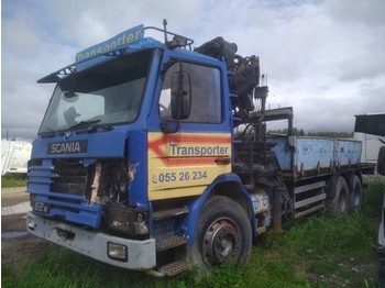 Frame/ Châssis Scania 82 M 6X2 WITH HIAB 260 AW FOR PARTS: photos 1
