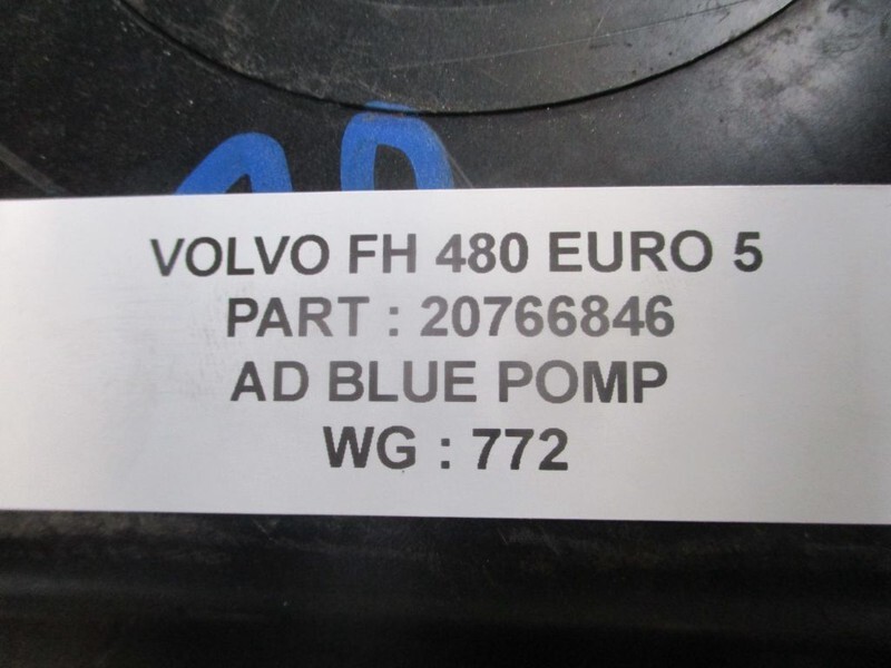 Système de carburant pour Camion Volvo FH480 20766846 AD BLUE POMP EURO 5: photos 3