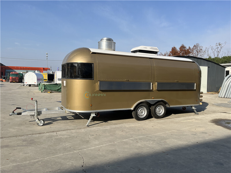 Remorque magasin neuf COC Airstream Fast Food Truck,Coffee Food Trailers: photos 3