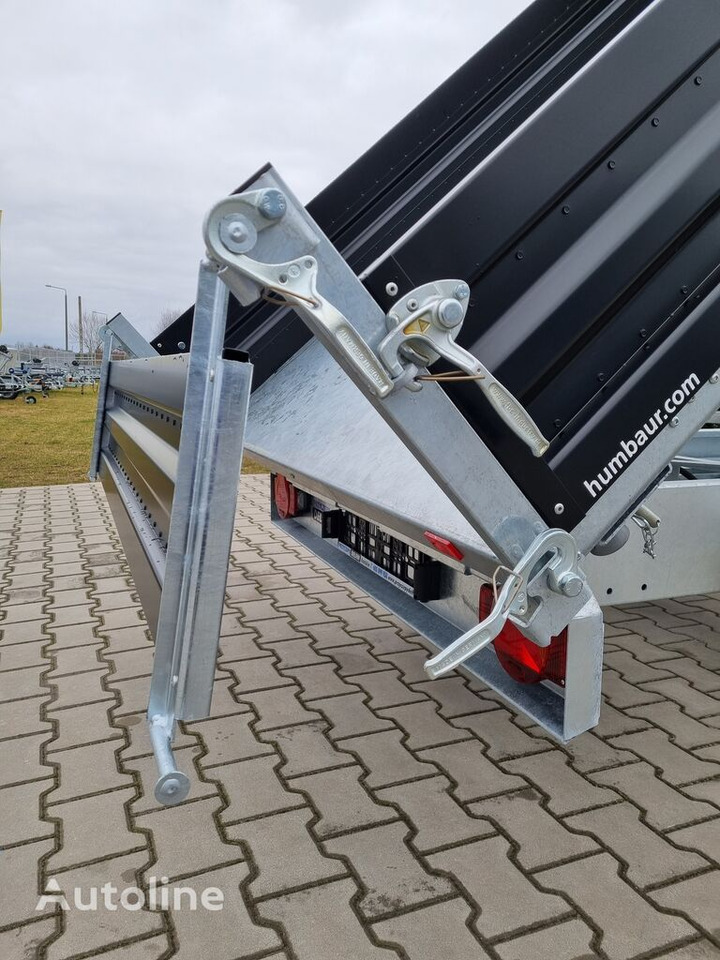 Remorque benne neuf Humbaur HTK 3500.37 dumping trailer tipper black paint steel sides 3.5T: photos 29