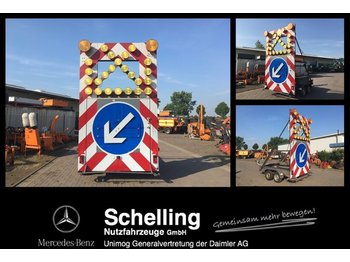 Remorque Mersch AT-20 TAL - Absperrtafel - Verkehrs: photos 1