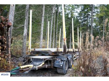 Remorque grumier Narko NTS Timber trailer w/Single wheel: photos 1