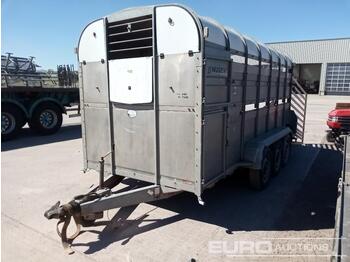 Remorque bétaillère Nugent 14' x 6' Tri Axle Livestock Trailer: photos 1