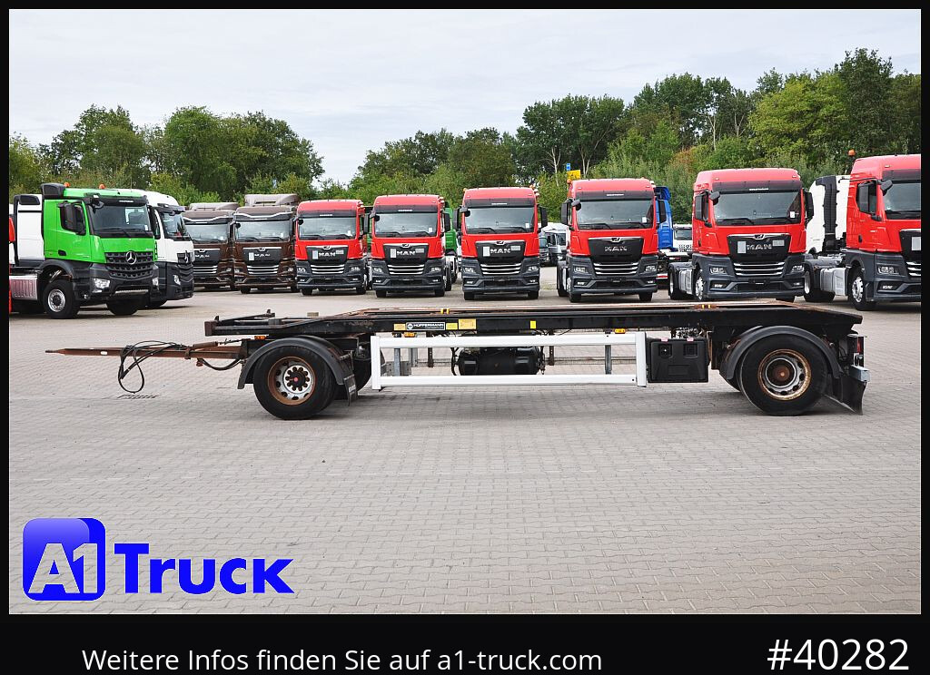 Remorque ampliroll/ Multibenne HUEFFERMANN HAR 1870 Luft, SAF