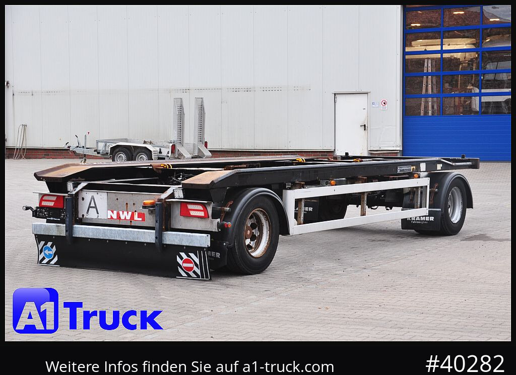 Remorque ampliroll/ Multibenne HUEFFERMANN HAR 1870 Luft, SAF