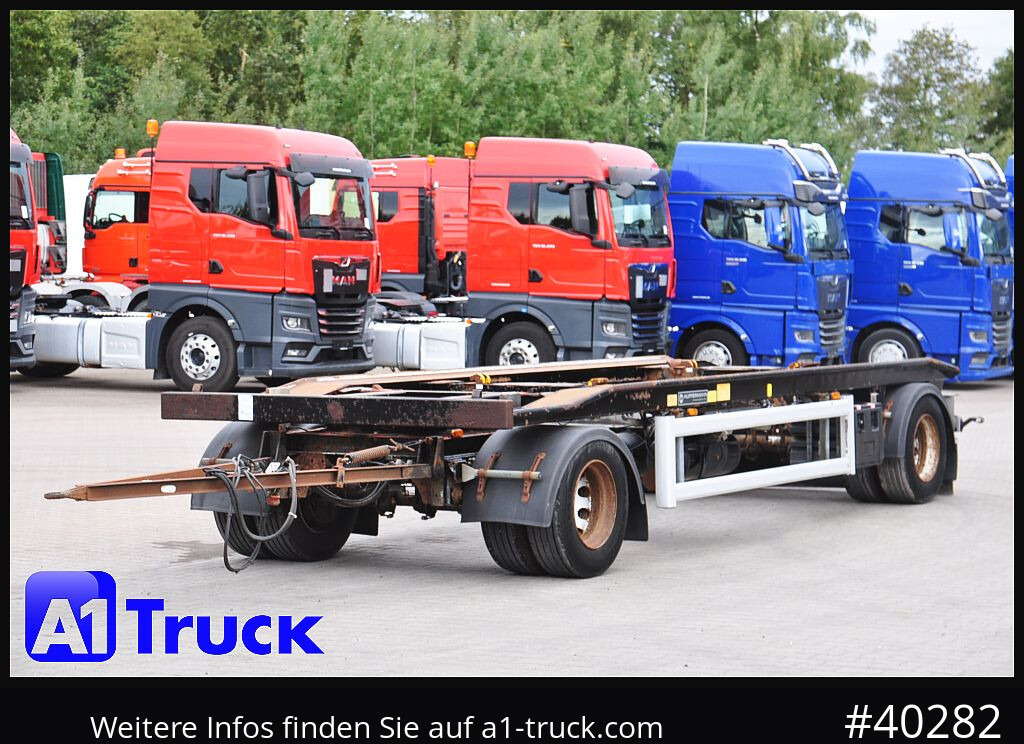 Remorque ampliroll/ Multibenne HUEFFERMANN HAR 1870 Luft, SAF