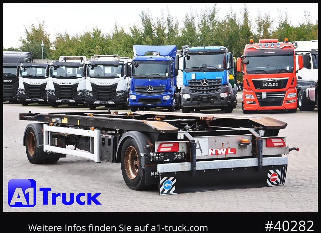 Remorque ampliroll/ Multibenne HUEFFERMANN HAR 1870 Luft, SAF