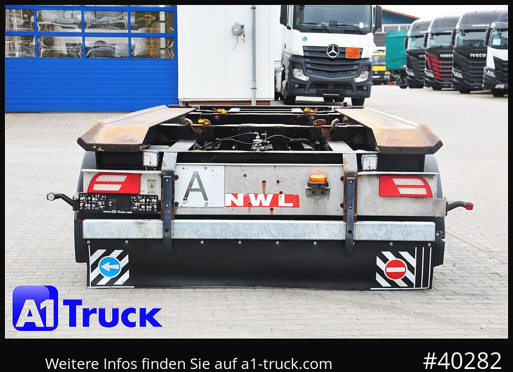 Remorque ampliroll/ Multibenne HUEFFERMANN HAR 1870 Luft, SAF