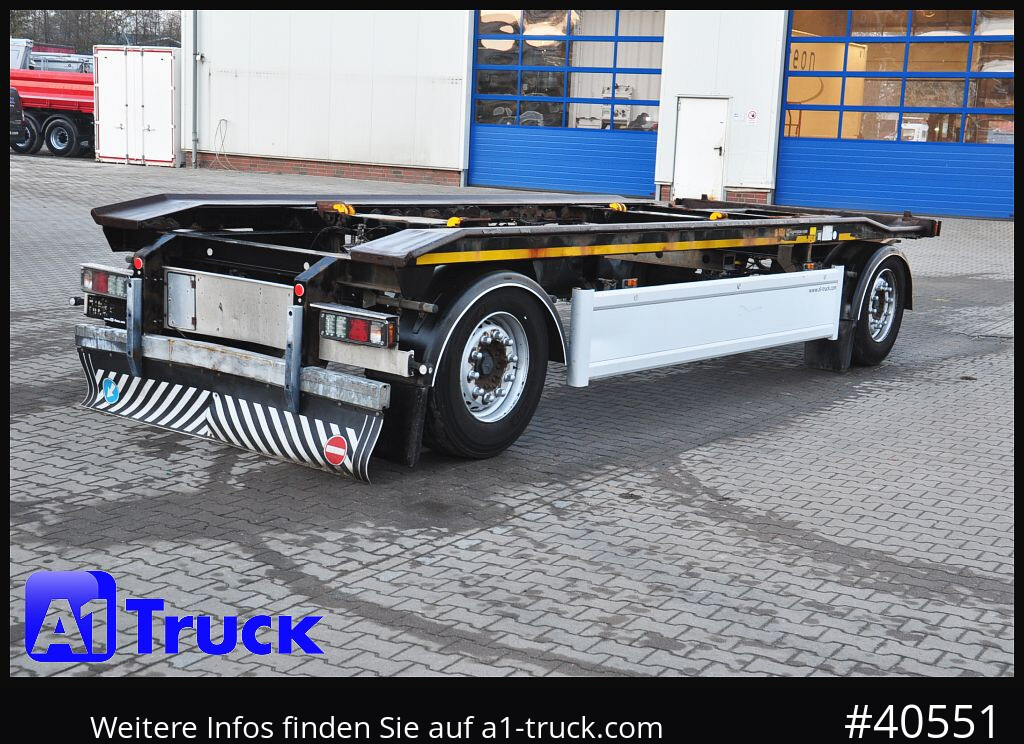 Remorque ampliroll/ Multibenne HUEFFERMANN HAR 1870, luft, Scheibenbremesen,