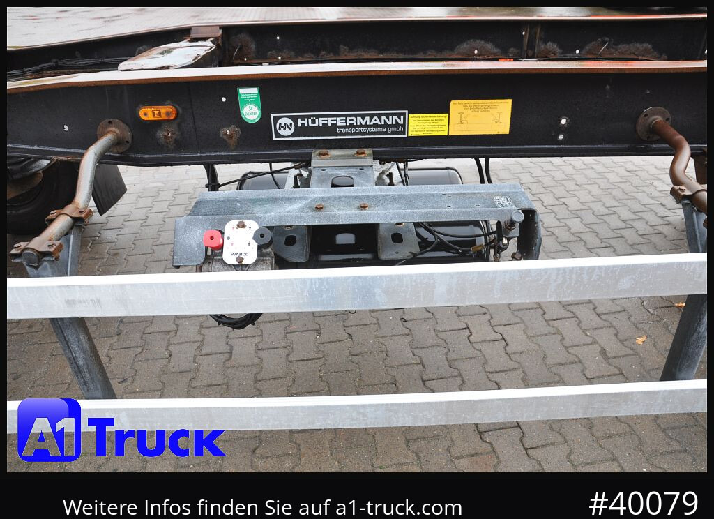 Remorque ampliroll/ Multibenne HUEFFERMANN HSA 1870, Abrollanhänger, Schlitten,