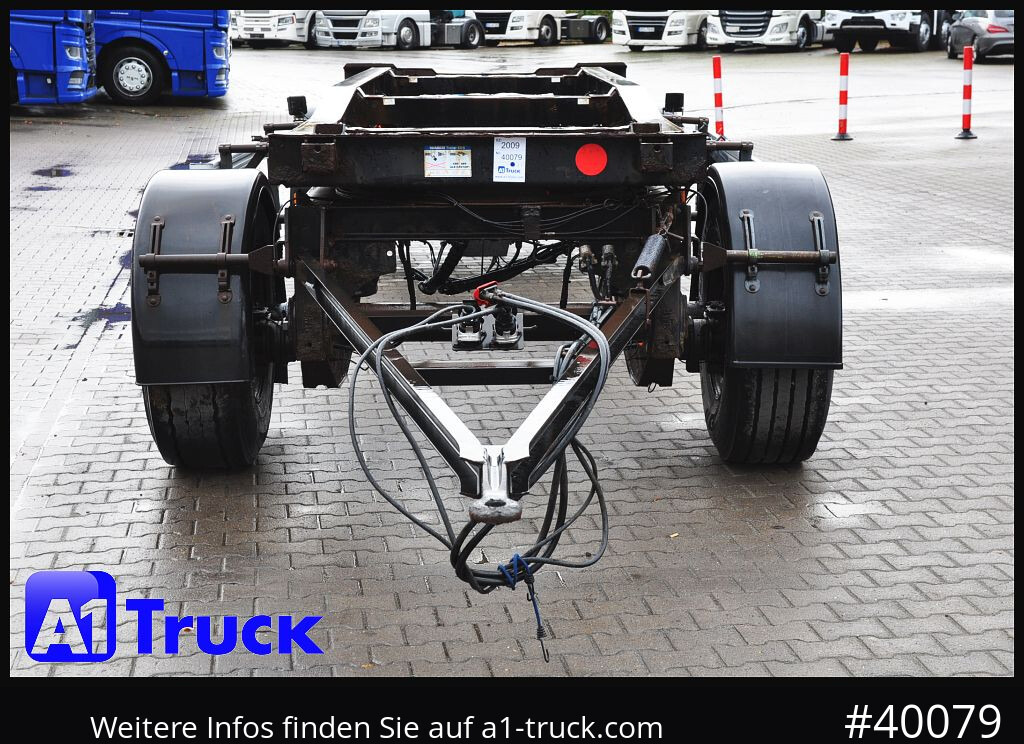 Remorque ampliroll/ Multibenne HUEFFERMANN HSA 1870, Abrollanhänger, Schlitten,