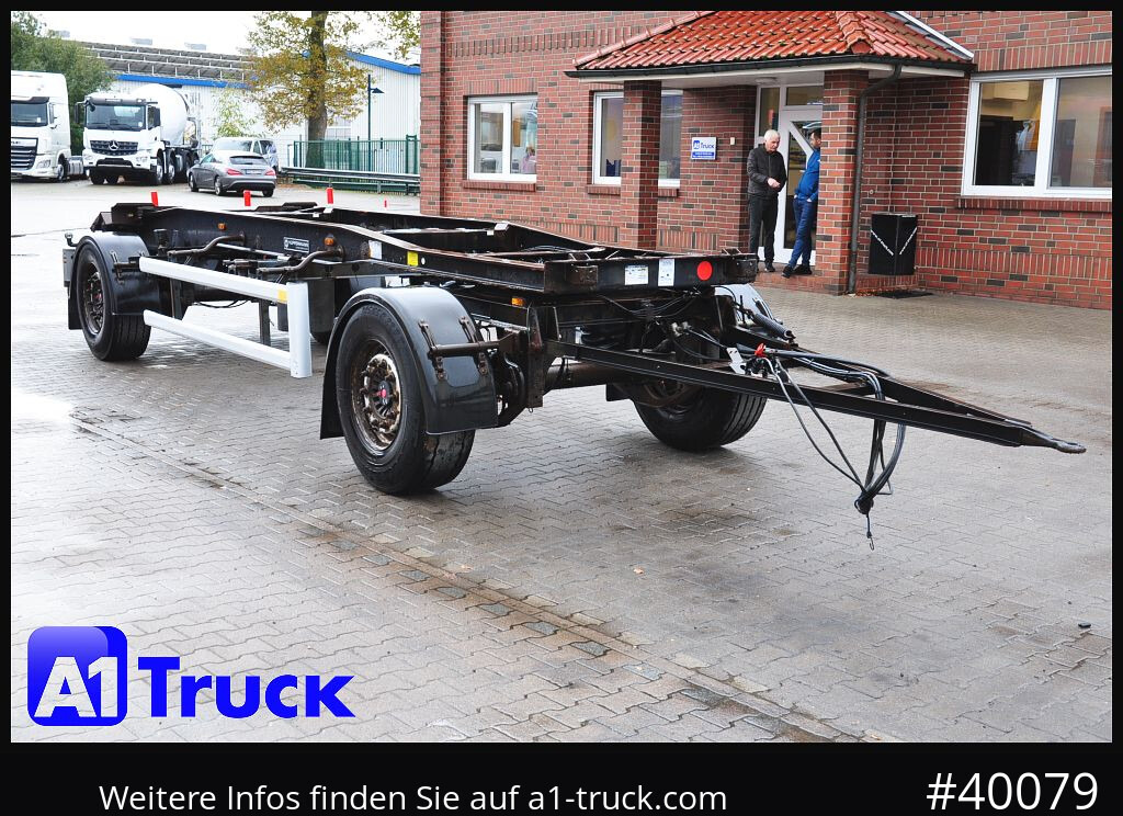 Remorque ampliroll/ Multibenne HUEFFERMANN HSA 1870, Abrollanhänger, Schlitten,