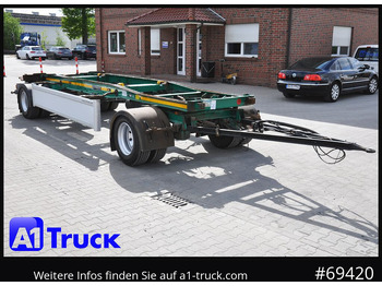 Remorque ampliroll/ Multibenne HUEFFERMANN HSA 1870, Luft, Schlitten, SAF