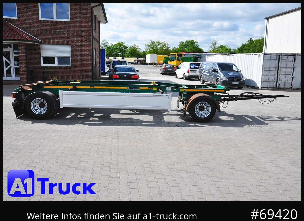 Remorque ampliroll/ Multibenne HUEFFERMANN HSA 1870, Luft, Schlitten, SAF