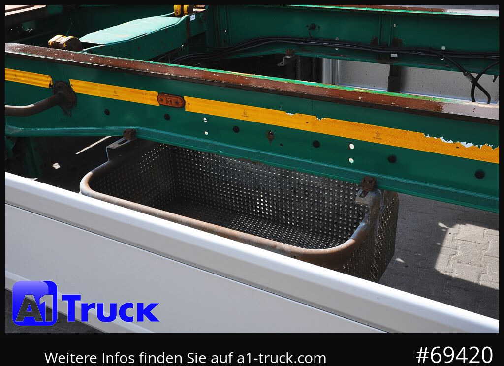 Remorque ampliroll/ Multibenne HUEFFERMANN HSA 1870, Luft, Schlitten, SAF
