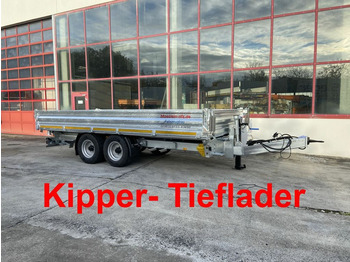 Möslein  Kipper Tieflader, Breite Reifen-- Neufahrzeug -  - Remorque benne