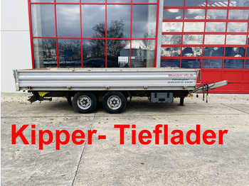 Möslein  Tandemkipper- Tieflader 5,50 m lang  - Remorque benne