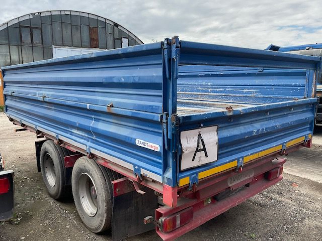 Remorque benne Zandt TAT Kippanhänger K 135 Auffahrrampen