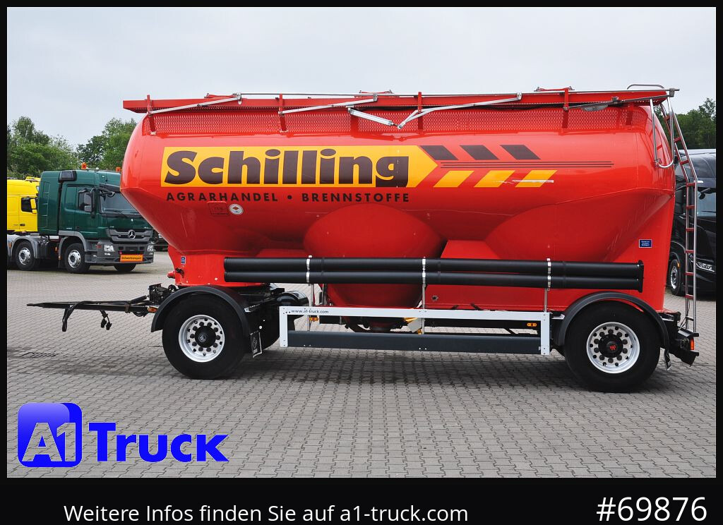 Remorque citerne FELDBINDER HEUT 31.2 Silo, Futtermittel, 31m³, 3 Kammern,