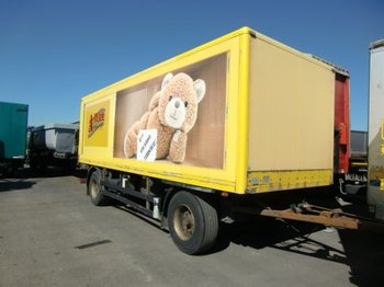 Remorque fourgon Baranyai Anhängewagen Kofferaufbau mit Hebebühne Fahrschulfahrzeug