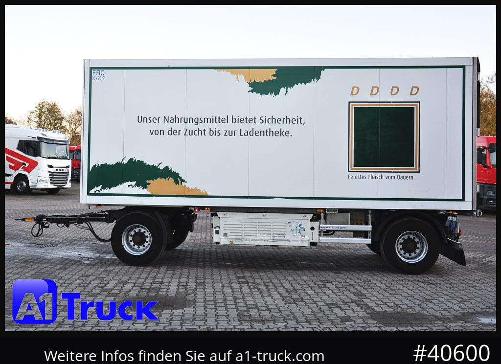 Remorque frigorifique SCHMITZ Achwege & Tönjes, Rohrbahn, Fleisch,