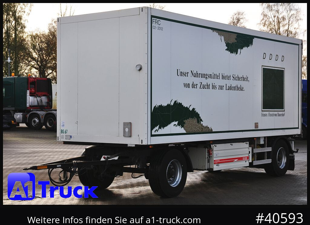 Remorque frigorifique SCHMITZ Achwege & Tönjes, Rohrbahn, Fleisch, verzinkt