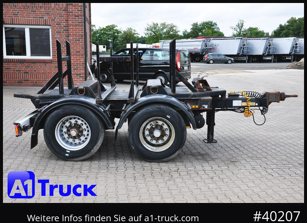 Remorque plateau HUEFFERMANN HTA1800, Ballast, BPW Achsen, Luft